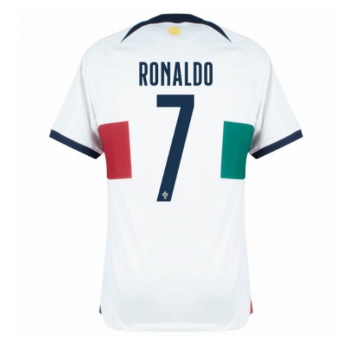 Maillot de foot le Portugal Cristiano Ronaldo #7 Extérieur Monde 2022 Manches Courte